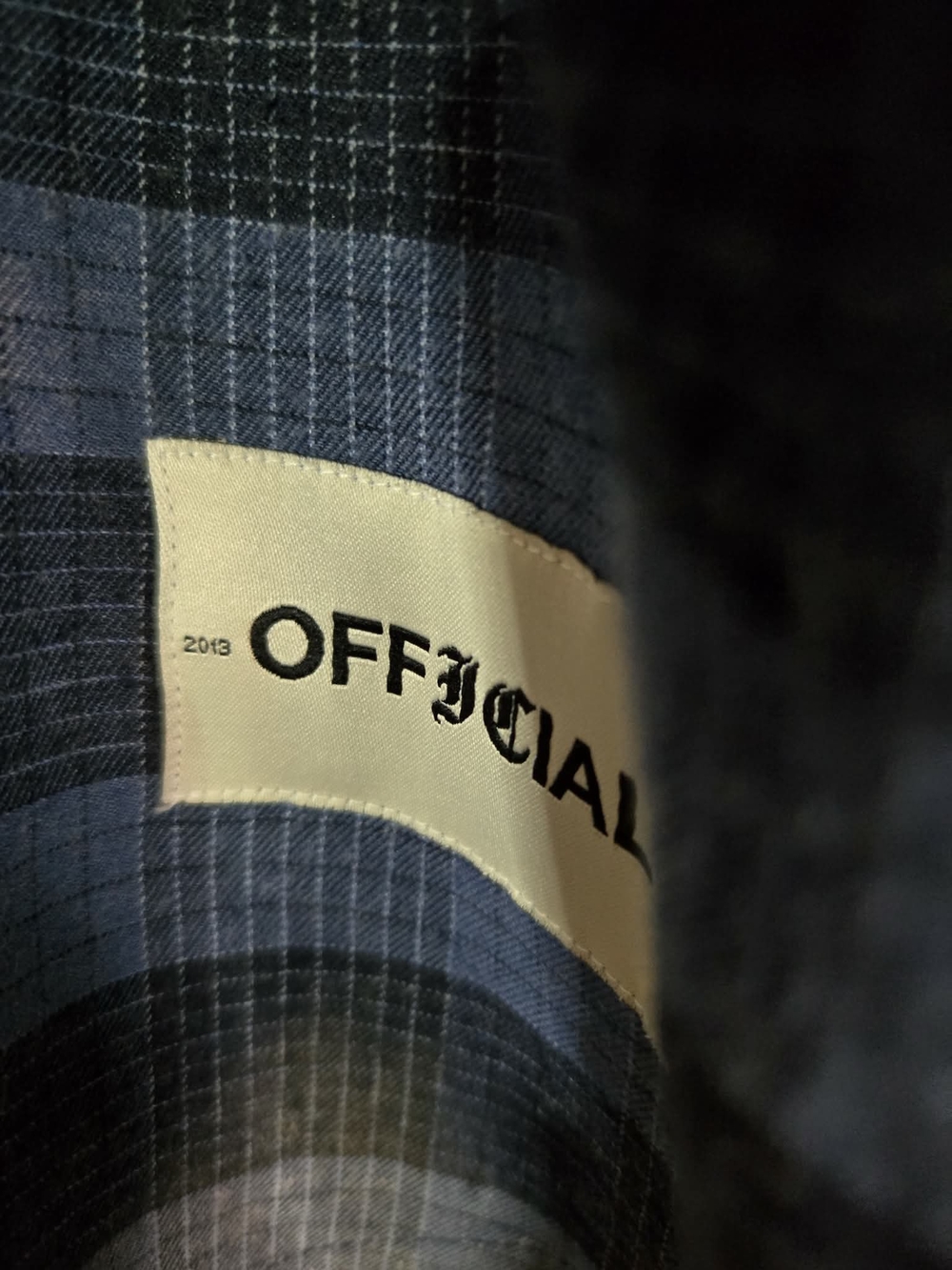 BoohooMAN L Patchwork Plaid Shirt Grunge Streetwear Boho Blokecore Graphic Butto - Picture 4 of 9